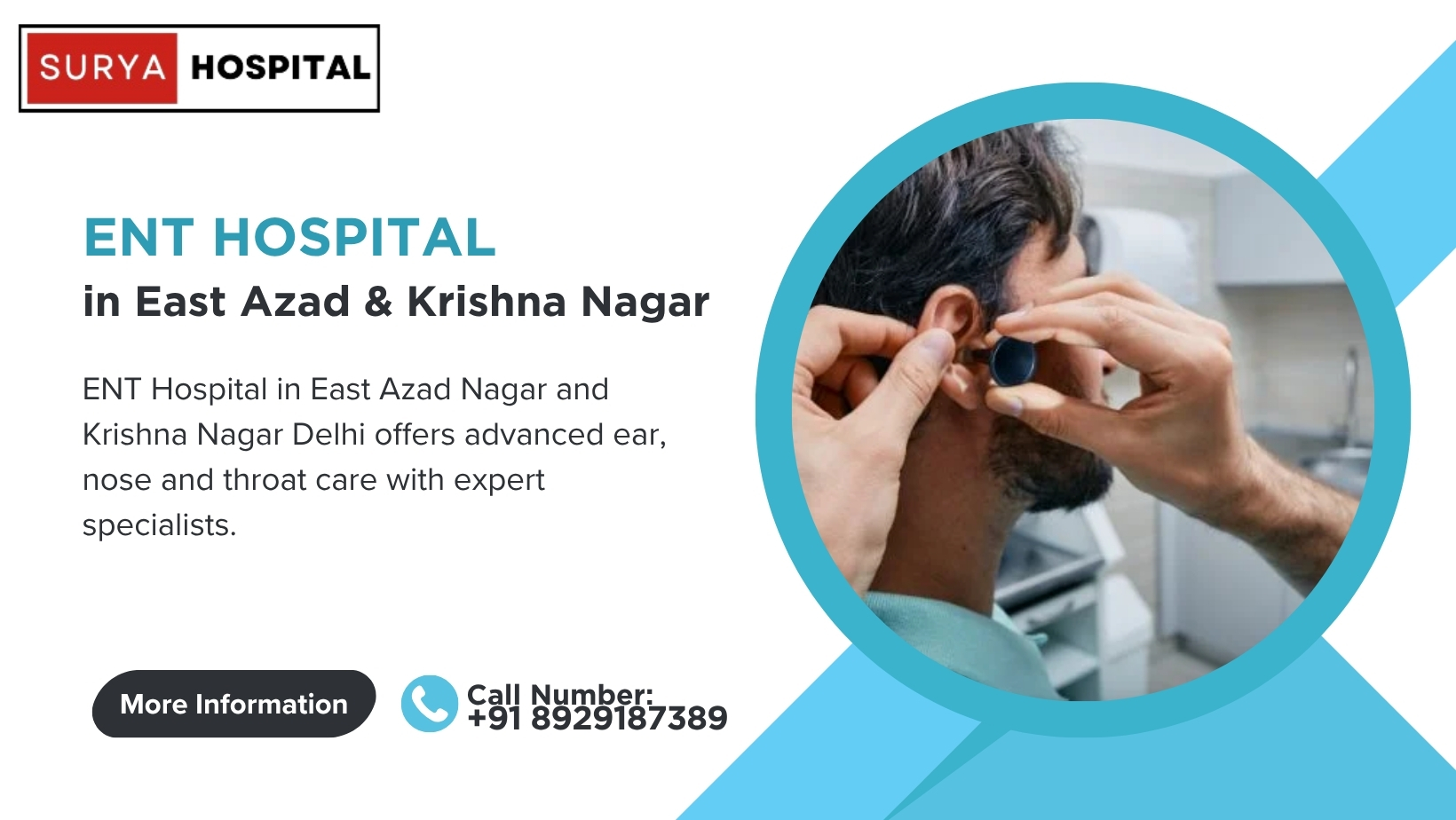 ENT Hospital In East Azad Nagar And Krishna Nagar Delhi